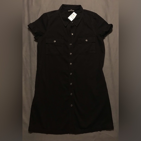 NWT Style & Co Black Denim Dress - Picture 7 of 8